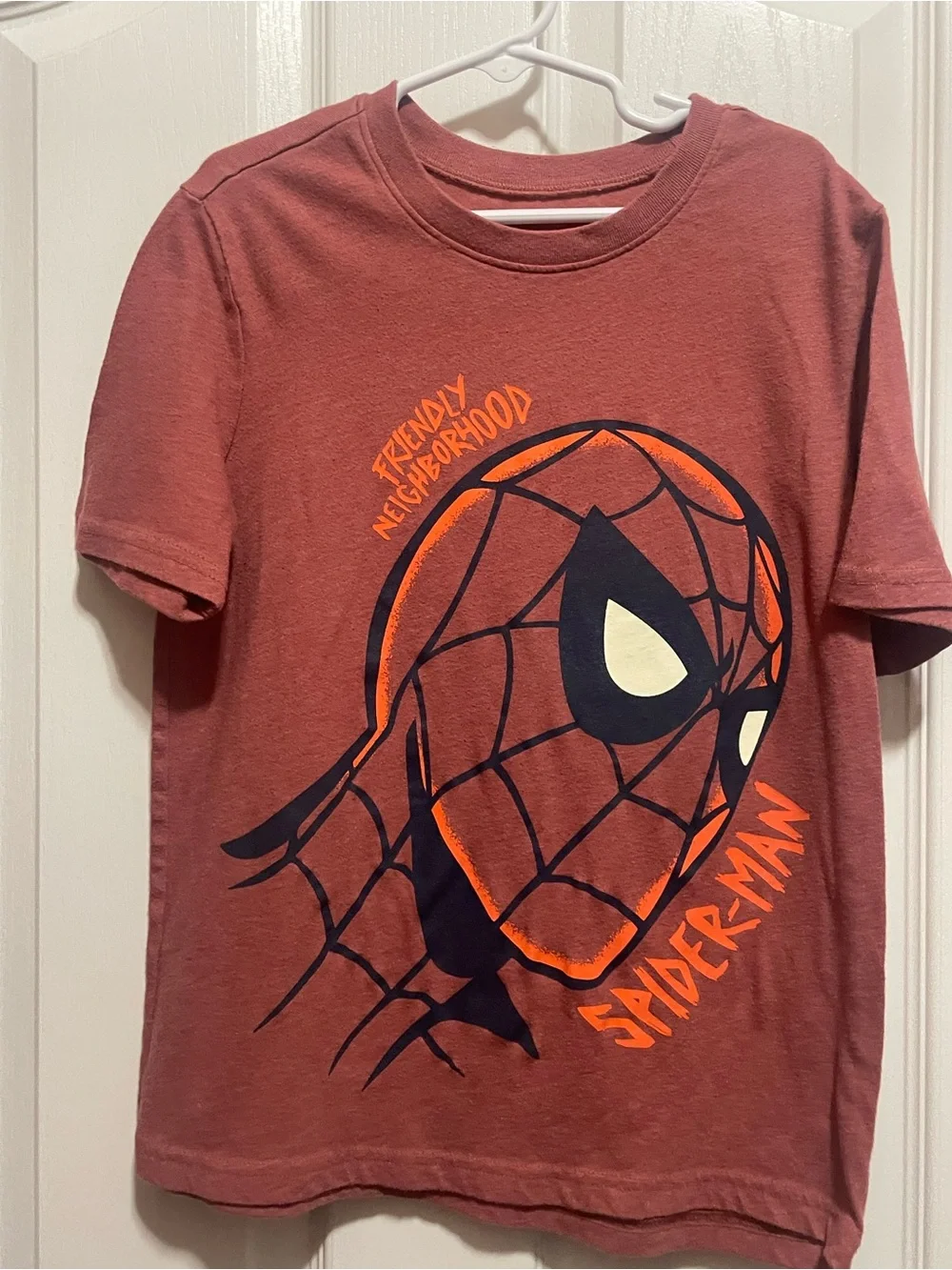 Kids Green Spider Man Tee size 8